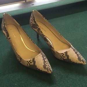 Coach Grand Classic snakeskin pump - 7.5